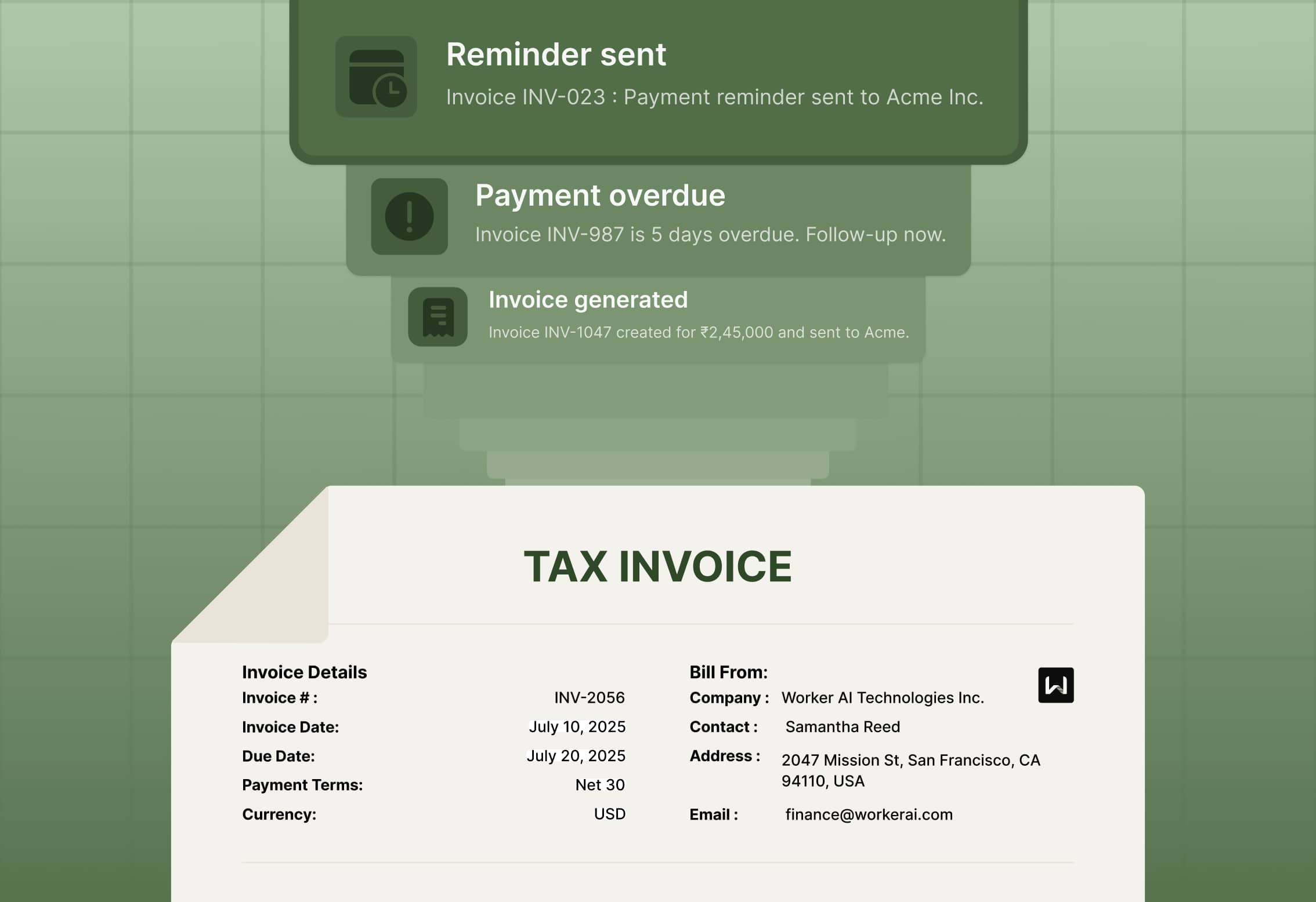 Automated Invoicing & Payment Follow-Ups